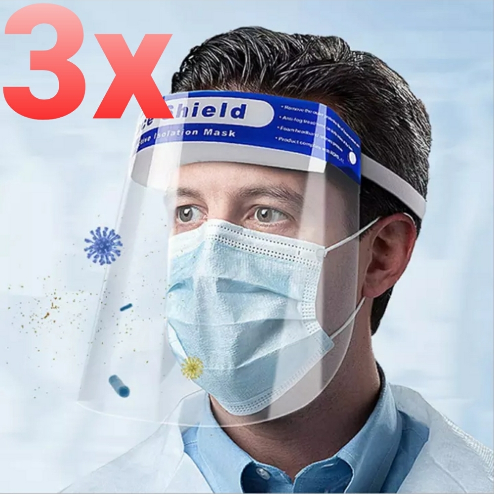 Faceshield clear protective mask anti bacterial